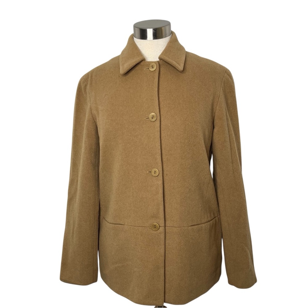 BROOKS BROTHERS Women’s Tan Cashmere Blend Jacket Sz 8‎